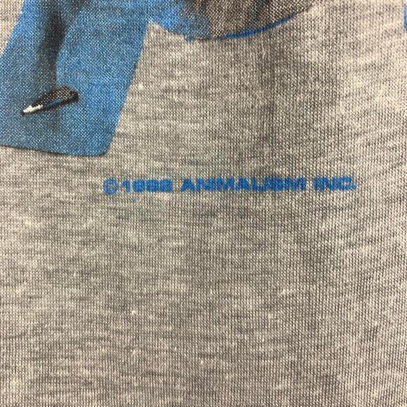 vintage 1982 SCORPIONS Band Blackout Tour double sided 3/4 sleeve tee shirt L - Picture 4 of 8